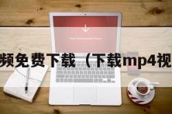 mp4视频免费下载（下载mp4视频软件）