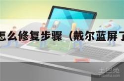 戴尔蓝屏怎么修复步骤（戴尔蓝屏了怎么办修复）