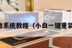 电脑做系统教程（小白一键重装系统）