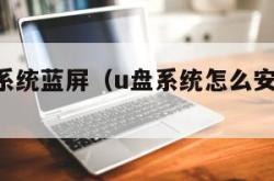 u盘重装系统蓝屏（u盘系统怎么安装到电脑）